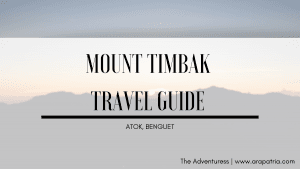 A Guide to Mount Timbak: Atok, Benguet