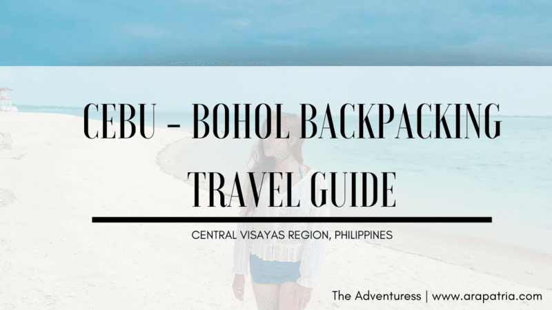 cebu bohol diy trravel guide blog