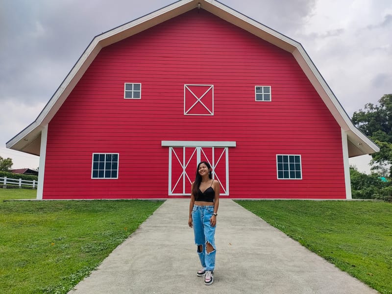 the red barn at the old grove farmstead lipa