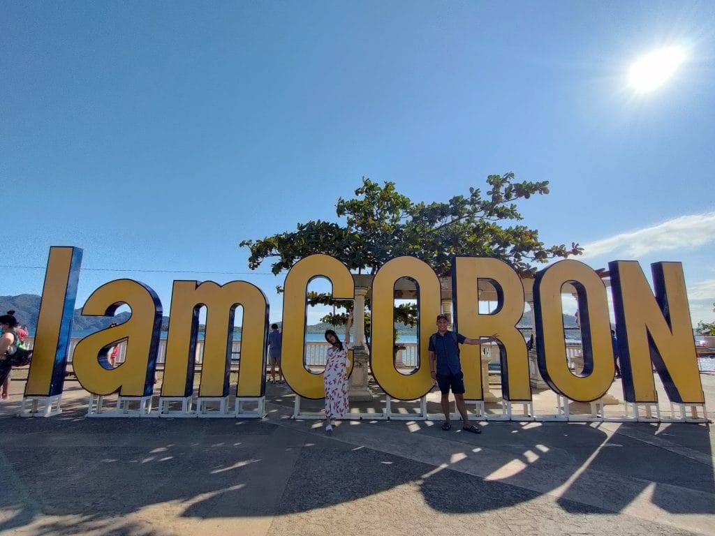 i am coron signage at lualhati park