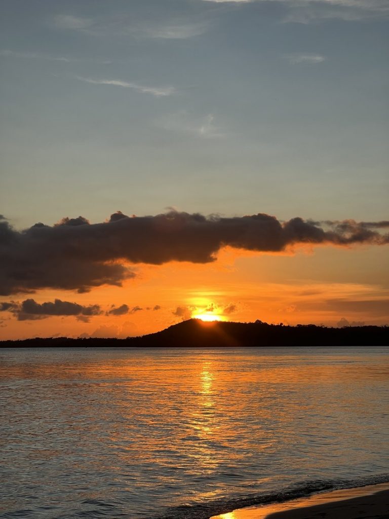 sunset in balabac island