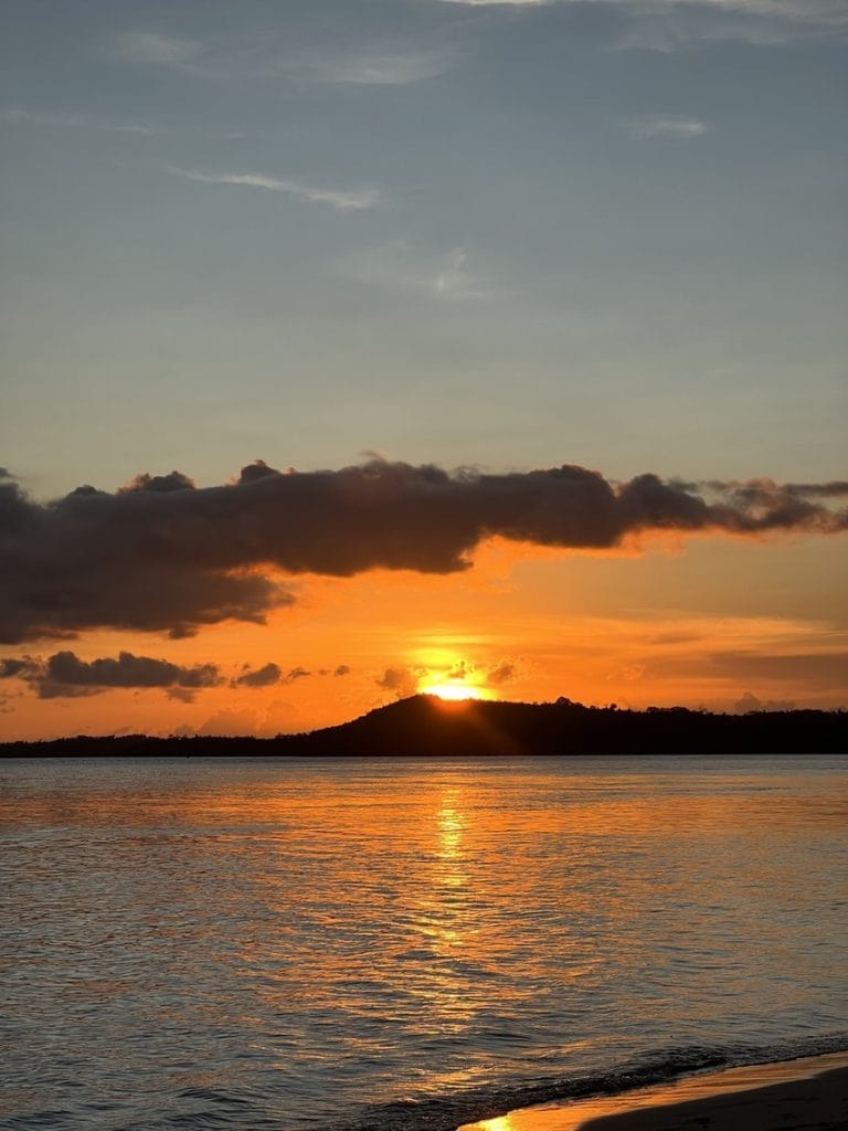 sunset in balabac island