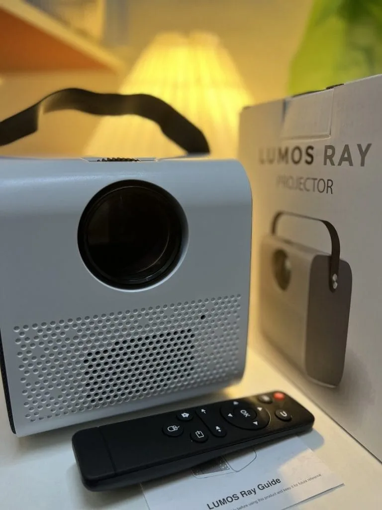 an aesthetic lumos ray projector