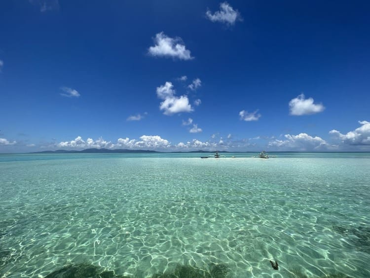 the shades of blue ocean