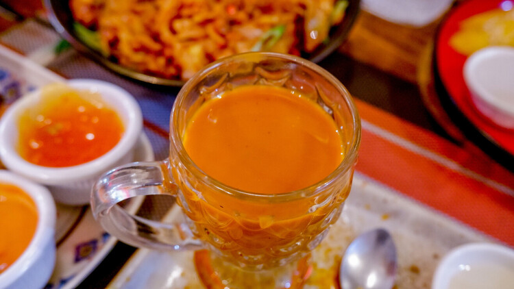 hot milk tea from keri thai