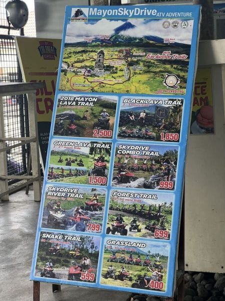 skydrive mayon atv rates