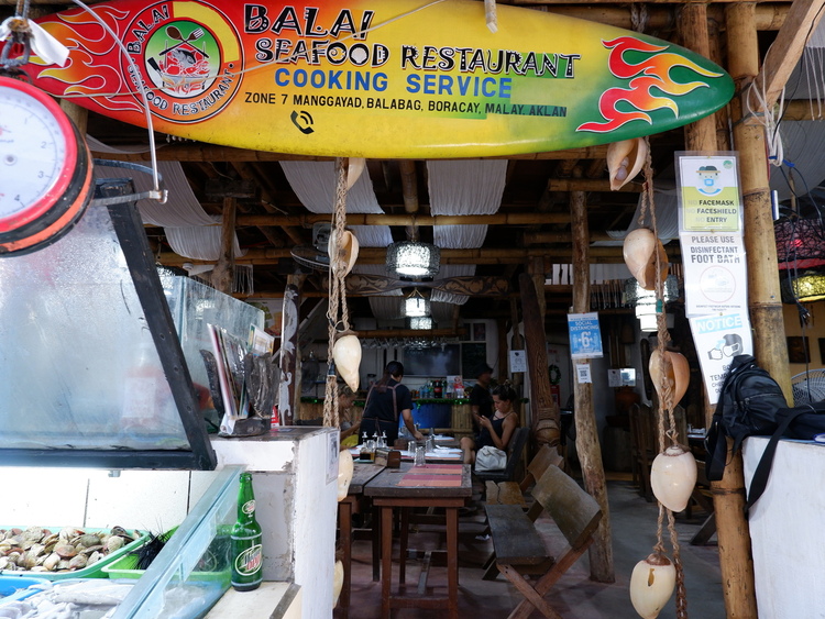 balai seafood restaurant boracay island philippines