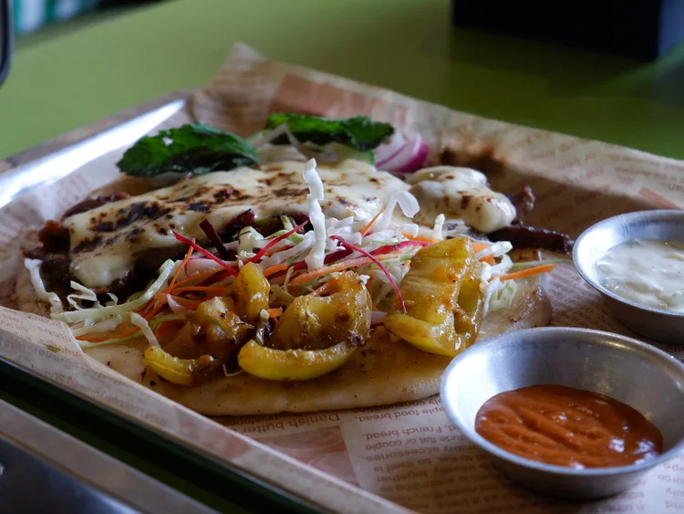 chicken and beef kebab
