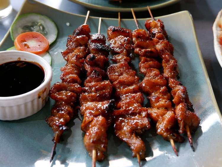 grilled pork bbq with soy sauce