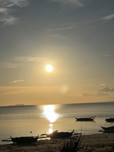 paliton beach during sunset