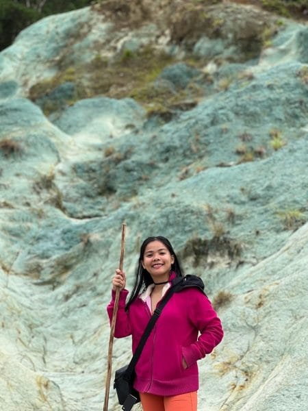 the blue soil hills in sagada