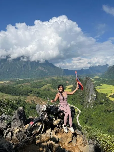 the peak from the nam xay viewpoint