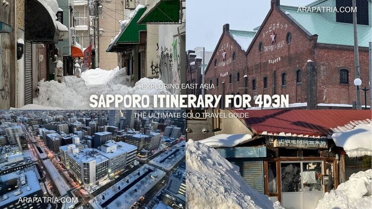 sapporo itinerary for four days