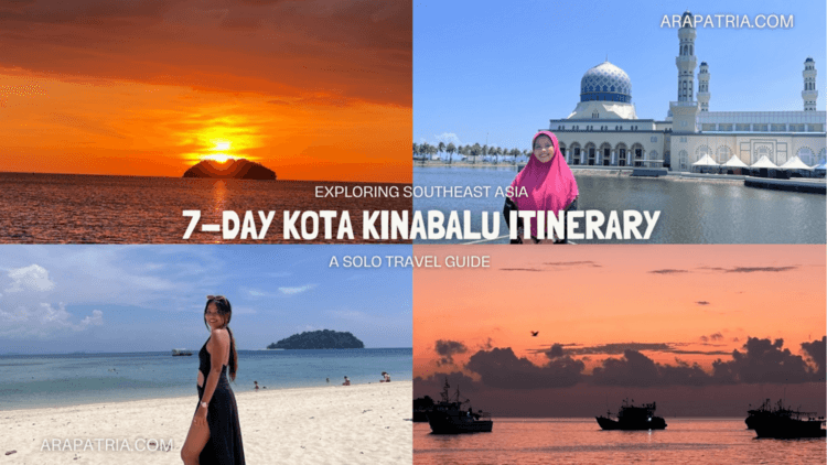 kota kinabalu itinerary for 7 days