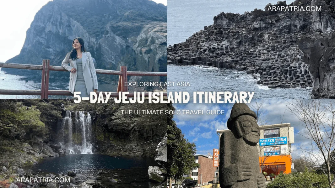 jeju island itinerary for 5 days